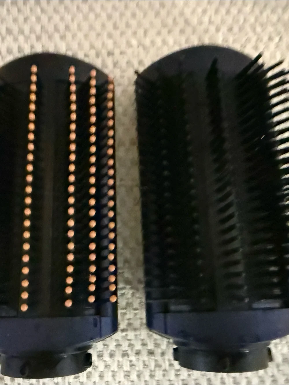 Women’s Dyson Styling Brush/ curling rod  Set - attachments only Navy and Copper